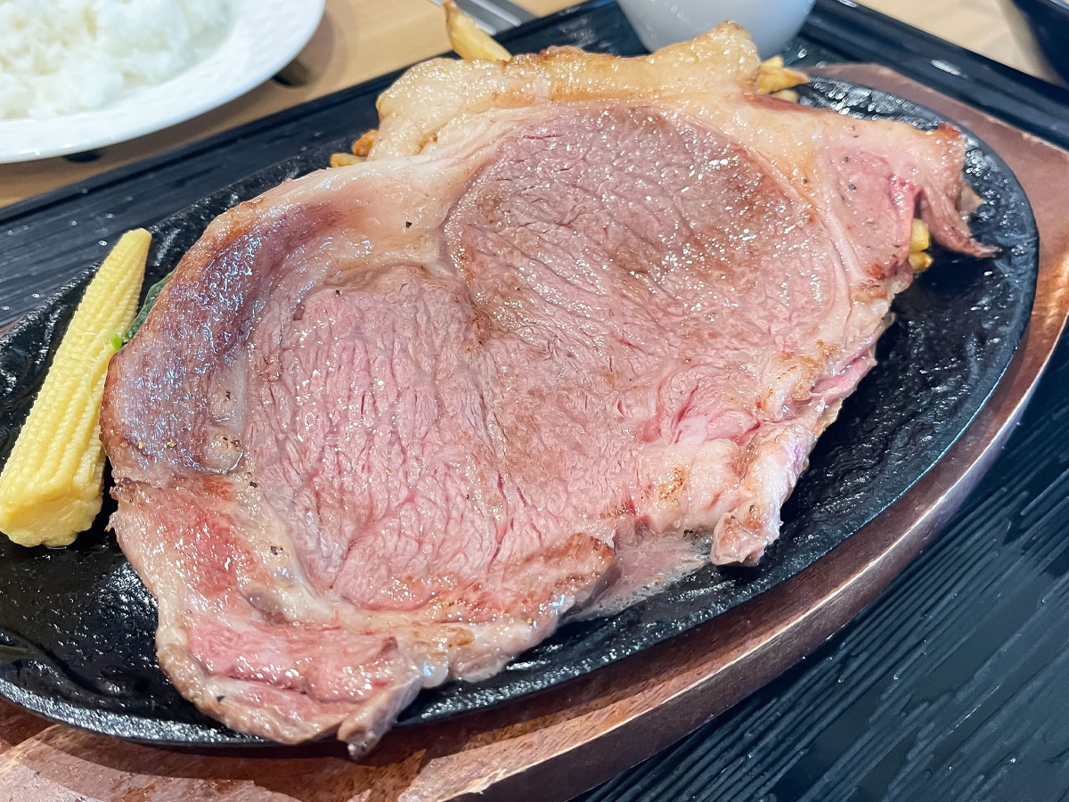 「キッチン グランマ」で宮崎牛サーロインステーキ、豚なんこつ味噌煮込み食べた！／道の駅 都城NiQLL(ニクル) 