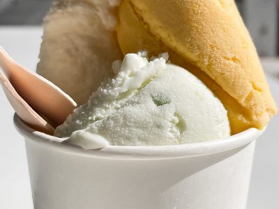 「五粒に種」でハラペーニョジェラートとねぎハムチーズサンド食べた！／宮崎県都城市