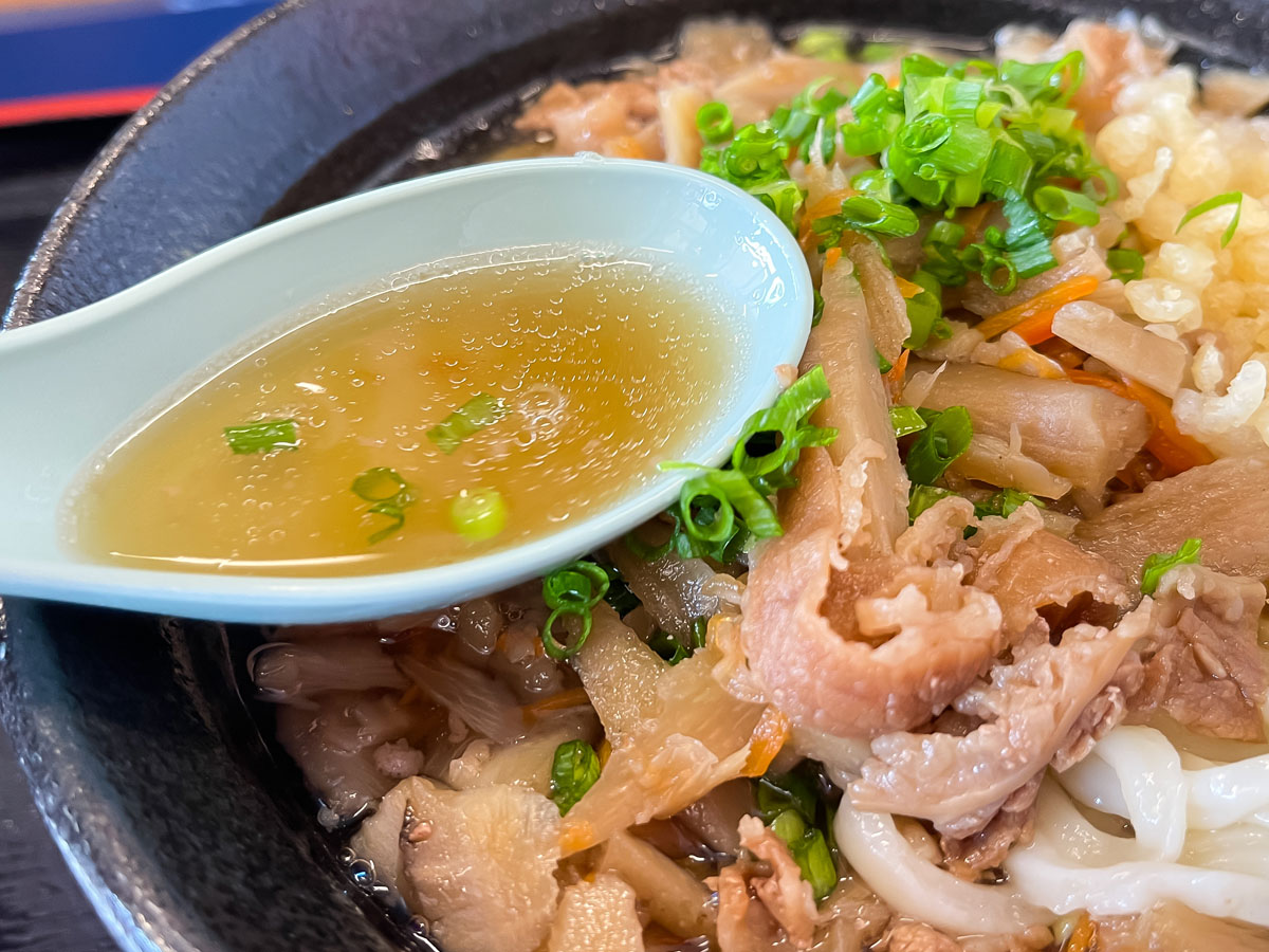 「ふたみうどん研究所」で、極の肉ごぼううどん(かけ)食べたよ！／宮崎県都城市