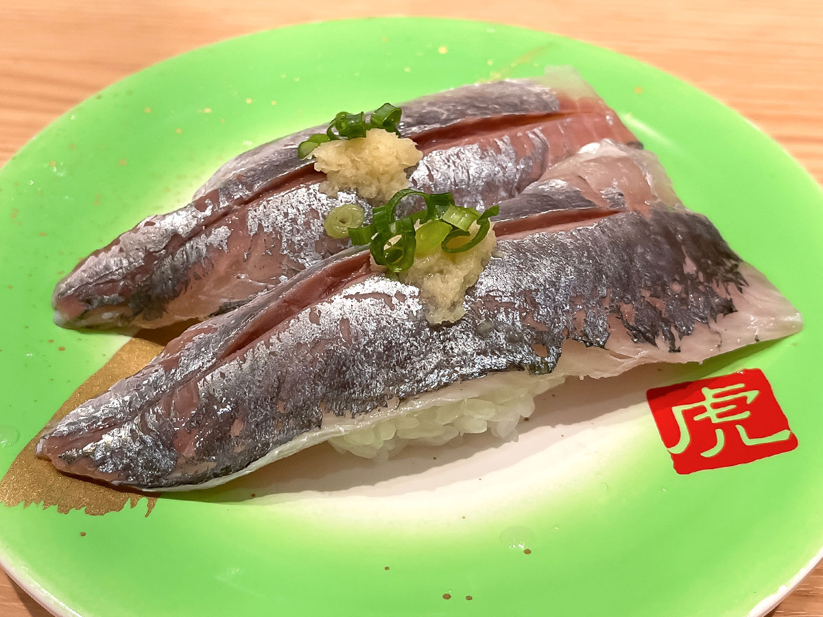 回転寿司「寿司虎」で寒ぶりトロ、白海老握り、カワハギなど食べた！／宮崎県都城市都北店