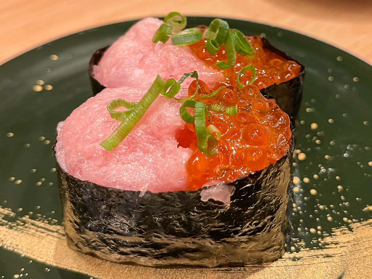 回転寿司「寿司虎」で寒ぶりトロ、白海老握り、カワハギなど食べた！／宮崎県都城市都北店