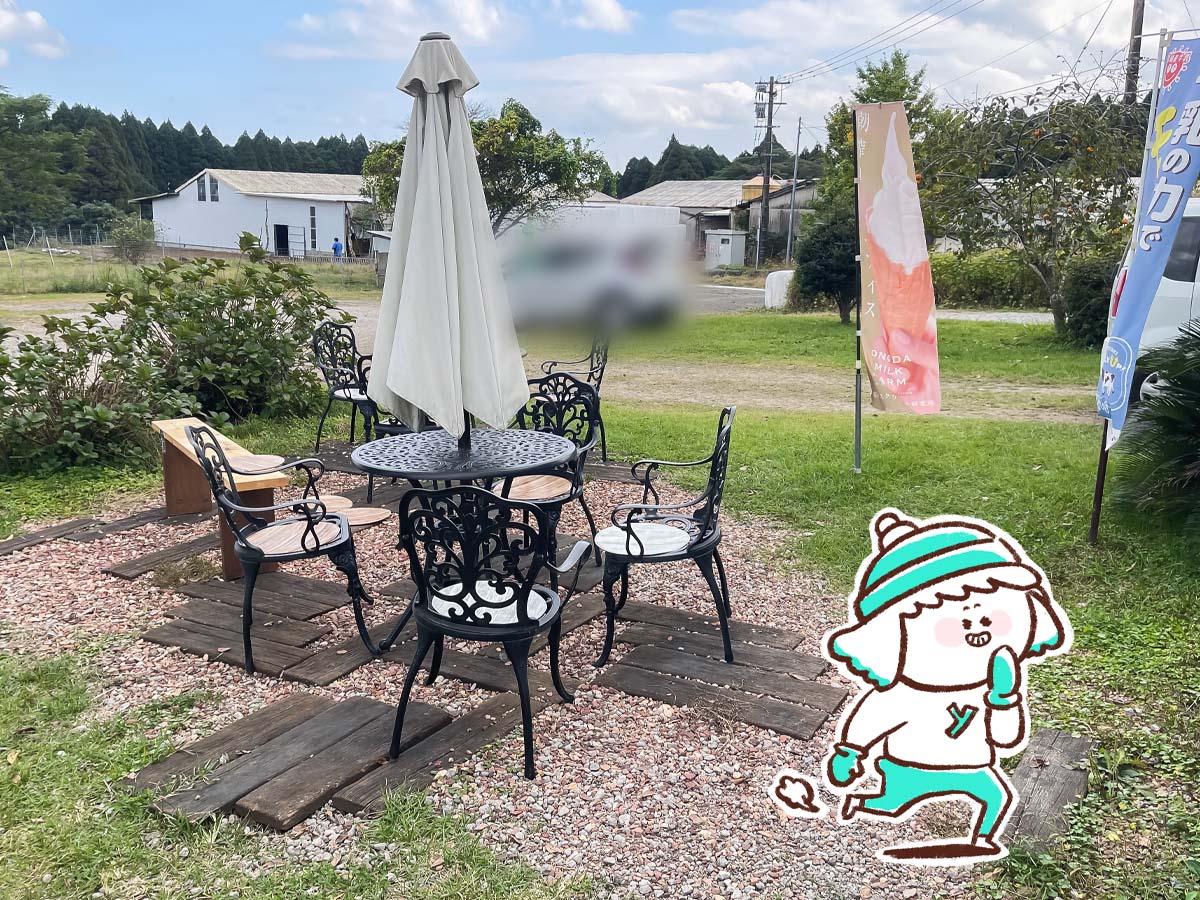 「高原アイスクリーム研究所」で黒蜜きなこソフトクリームパフェ食べたよ/宮崎県高原町