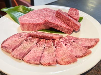 焼肉専門店「ありまん」で上塩タン黒毛和牛タン元、シャトーブリアン、らーめん食べたよ／宮崎県都城市