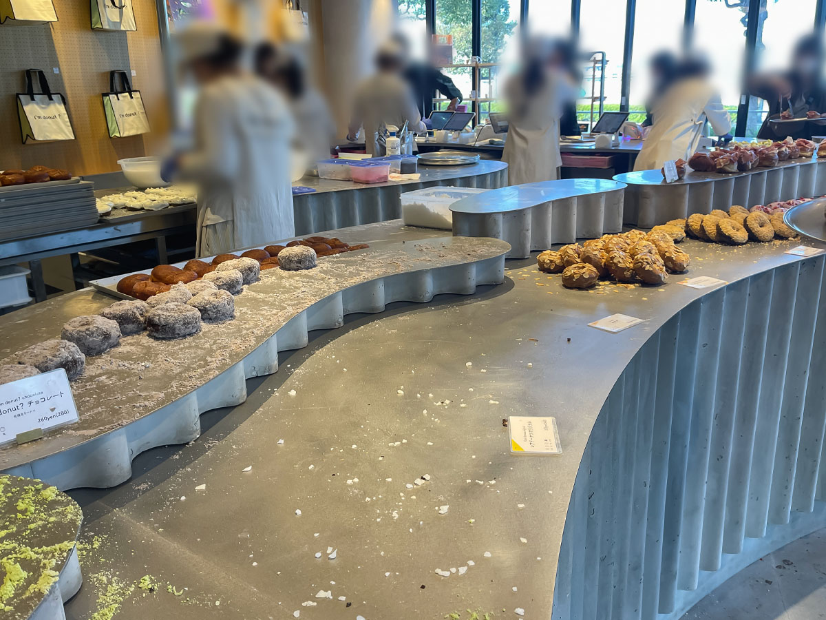 「I'm donut?(アイムドーナツ)」でクリームドーナツ、ショコラベリー、キャラメルクランチ買ったよ！／横浜臨港パーク店