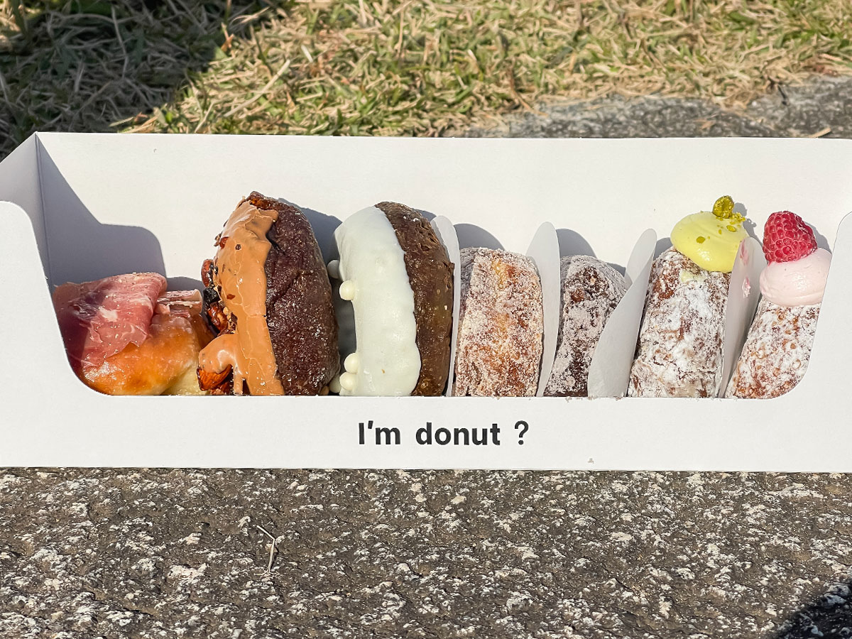 「I'm donut?(アイムドーナツ)」でクリームドーナツ、ショコラベリー、キャラメルクランチ買ったよ！／横浜臨港パーク店