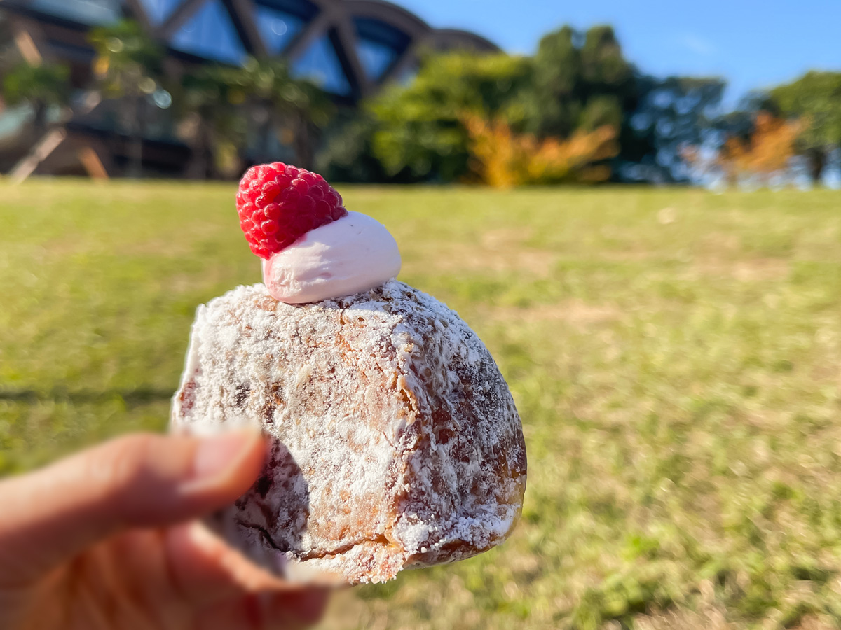 「I'm donut?(アイムドーナツ)」でクリームドーナツ、ショコラベリー、キャラメルクランチ買ったよ！／横浜臨港パーク店