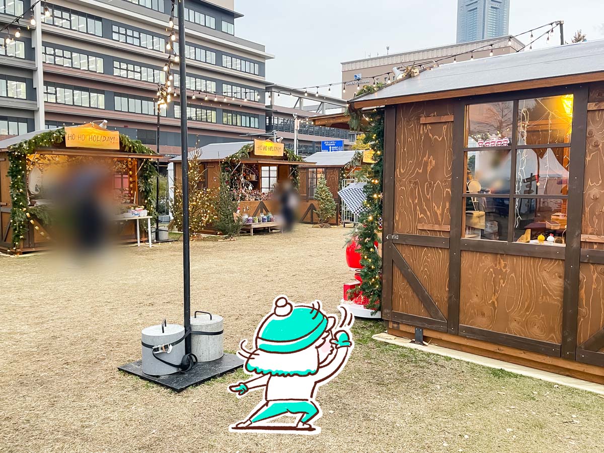 「DIVERTENTE(ディヴェルテンテ)」でナポリピザドッグ食べたよ!/クリスマスマーケットイン横浜赤レンガ倉庫