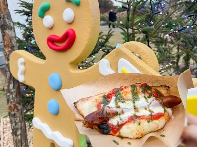 「DIVERTENTE(ディヴェルテンテ)」でナポリピザドッグ食べたよ!/クリスマスマーケットイン横浜赤レンガ倉庫