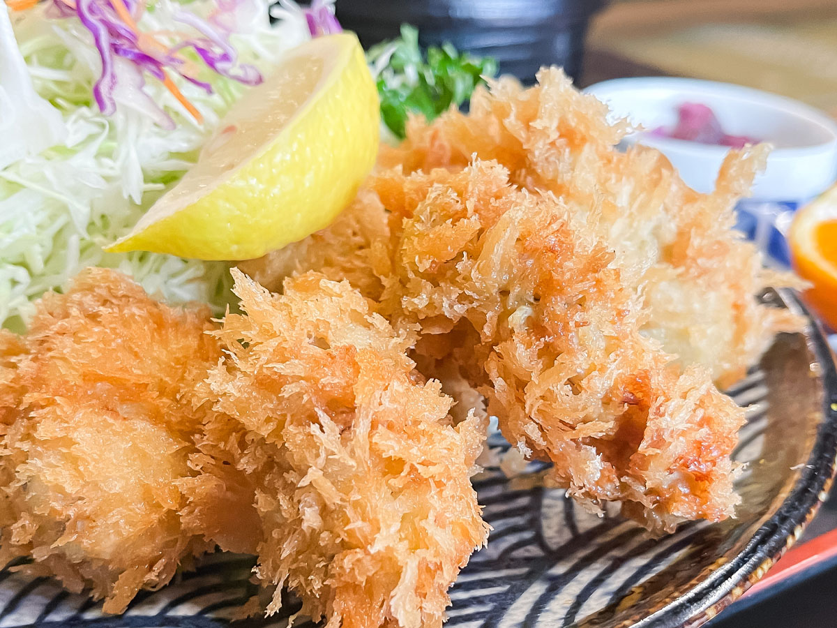とんかつ割烹「かつ半」で期間限定カキフライ定食、むつ西京焼き定食、山かけ食べたよ!/横浜・桜木町