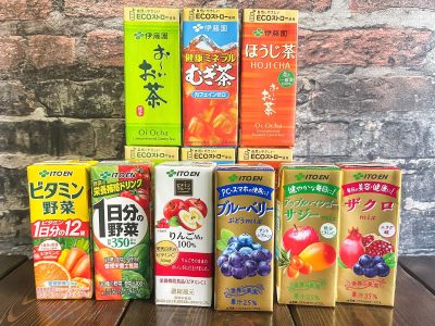 伊藤園(2593)の株主優待で、おーいお茶やブルーベリージュースのパック詰めがきた!
