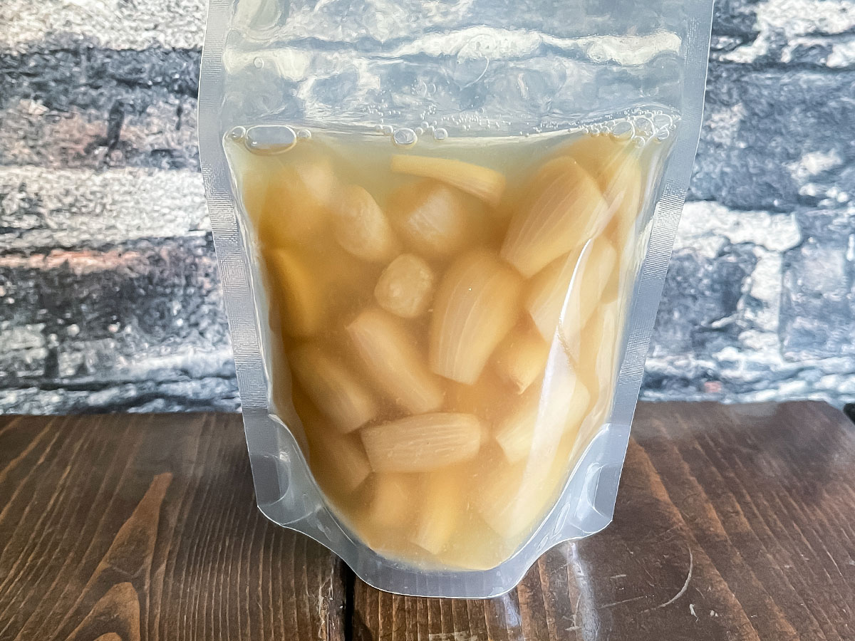 「田畑商店」の"梨のフルーツらっきょう"食べてみた!/鳥取県土産