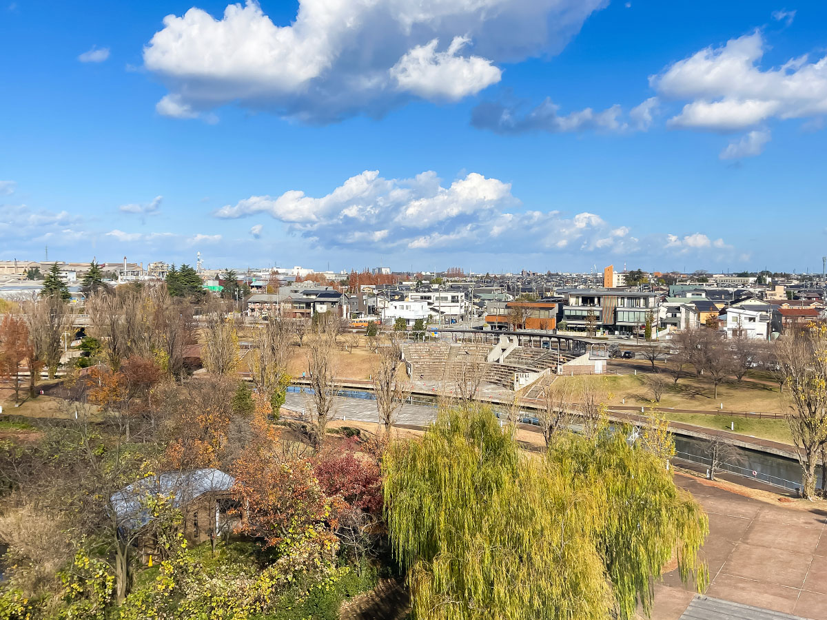 「富岩運河環水公園」の天門橋 展望台に登ってみた!/富山県富山市