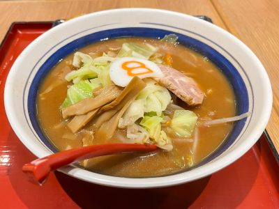 「8番らーめん」で野菜らーめん味噌味、チャーハン、餃子食べたよ！／富山駅店