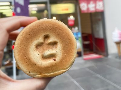 「七越(ななこし)」の”赤あん七越焼”食べたよ！／富山県総曲輪フェリオ店