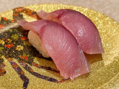 「氷見きときと寿司」でふくらぎ、辻の身、ハマチ、がすえび軍艦食べた！／富山駅とやマルシェのれん横丁