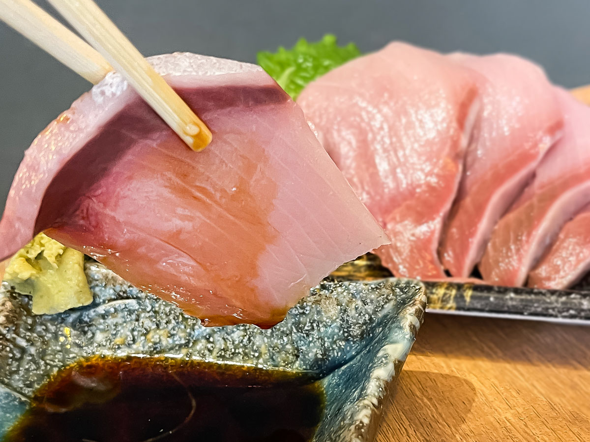 「富山湾食堂」で鮮魚店 魚廣で買った刺身やお寿司を食べたよ／富山県マルート内
