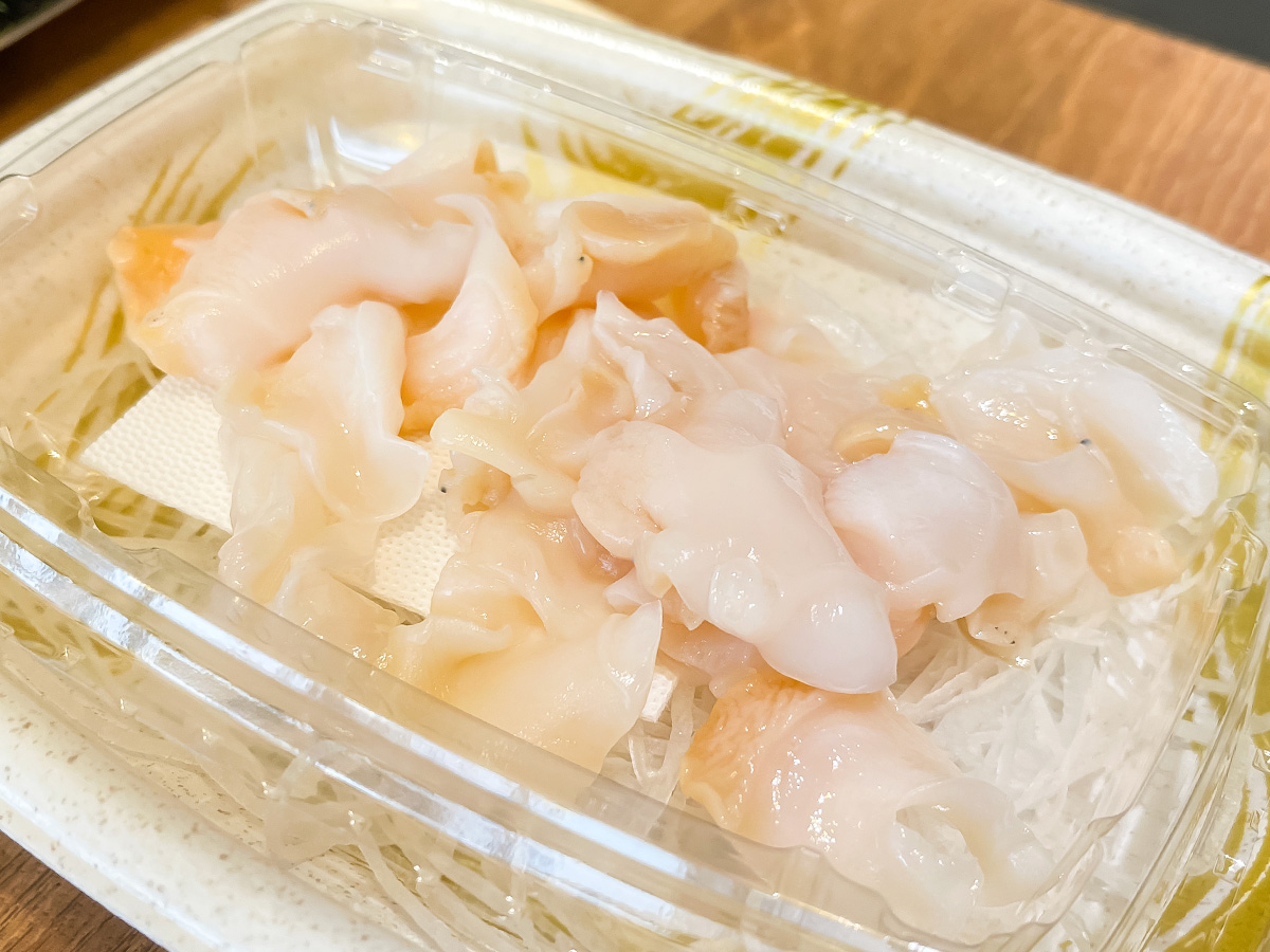 「富山湾食堂」で鮮魚店 魚廣で買った刺身やお寿司を食べたよ／富山県マルート内