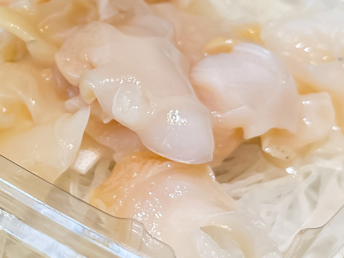 「富山湾食堂」で鮮魚店 魚廣で買った刺身やお寿司を食べたよ／富山県マルート内