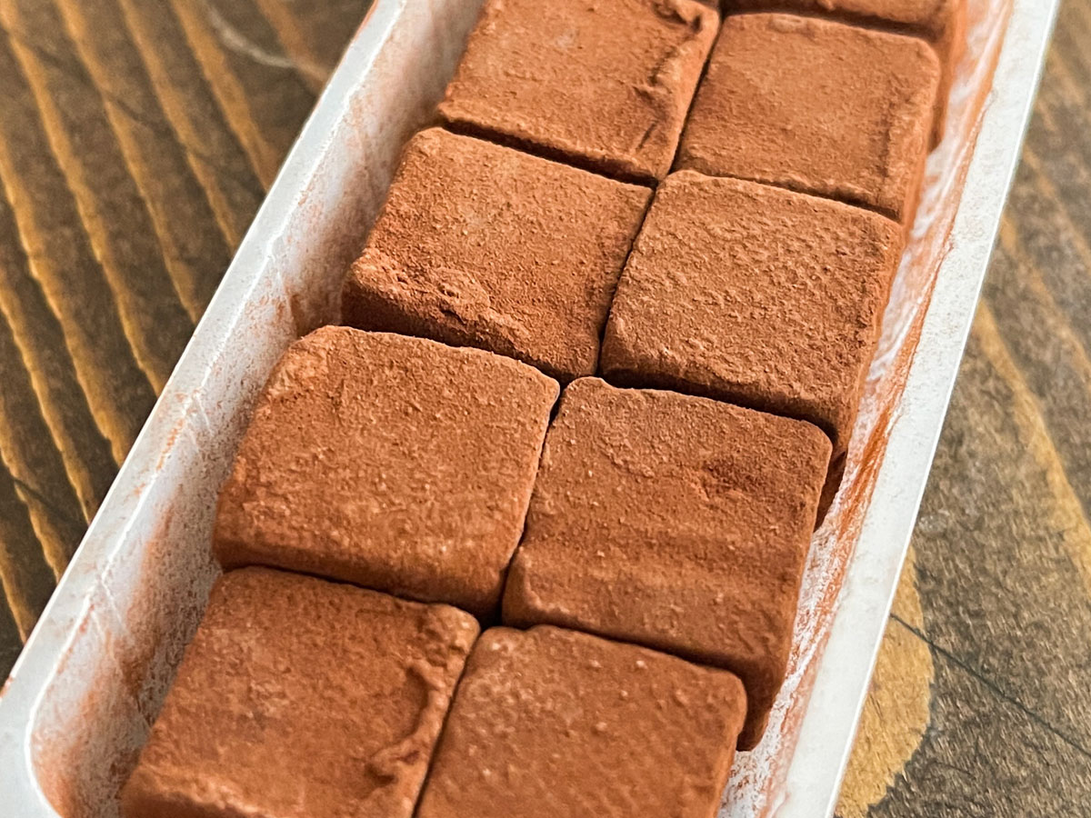 「シルスマリア」で酒生チョコ3種セット(竹鶴・国士無双・富乃宝山)買ったよ／横浜・桜木町駅