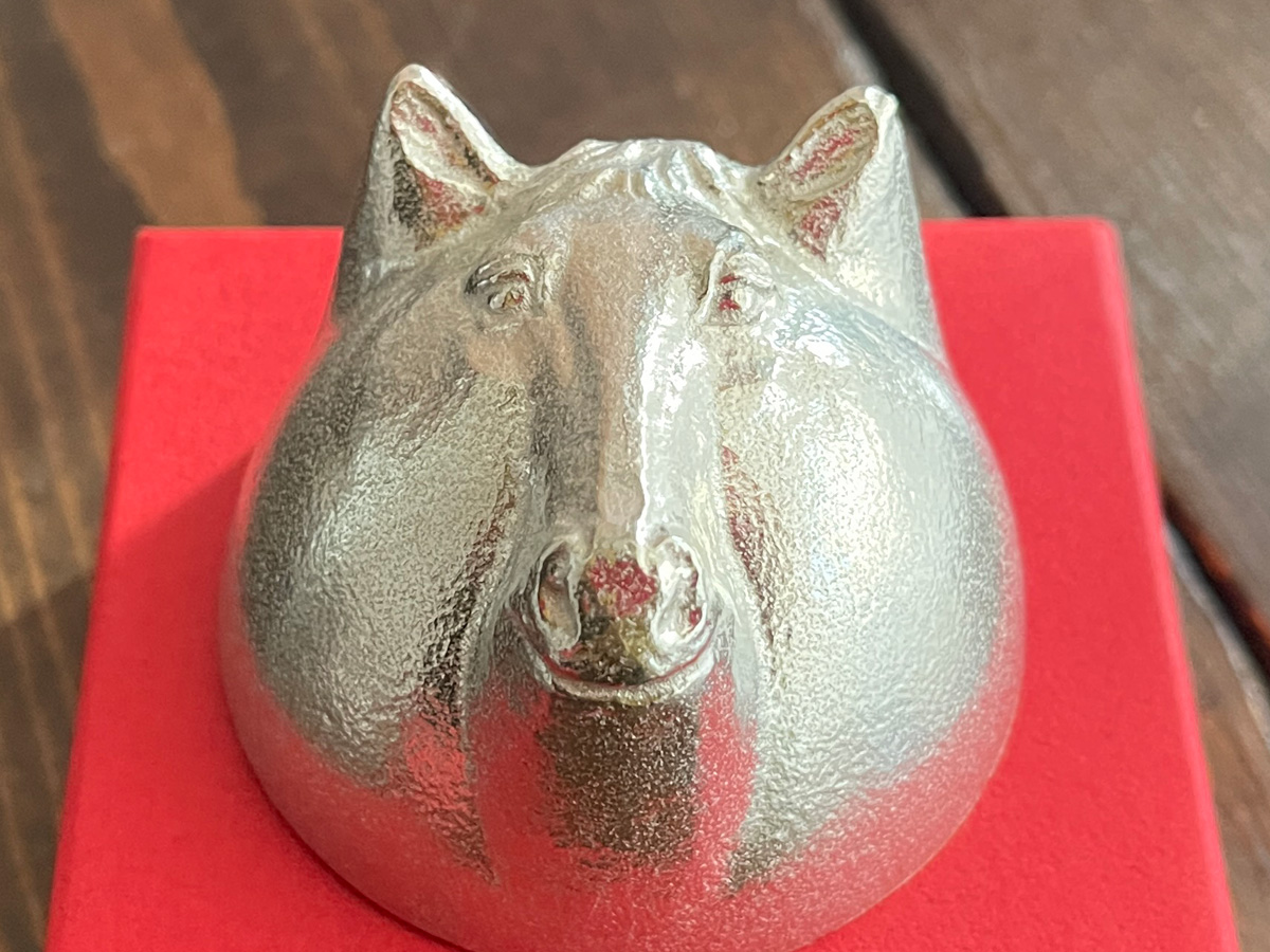 「NOUSAKU 能作」の午(うま) 金箔盃買ってみた!/富山県土産