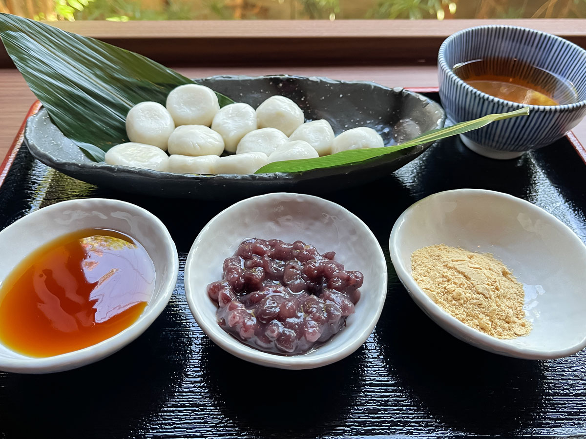 生麩甘味処「不室茶屋」で、しら玉生麩スイーツ食べたよ！／石川県ひがし茶屋街