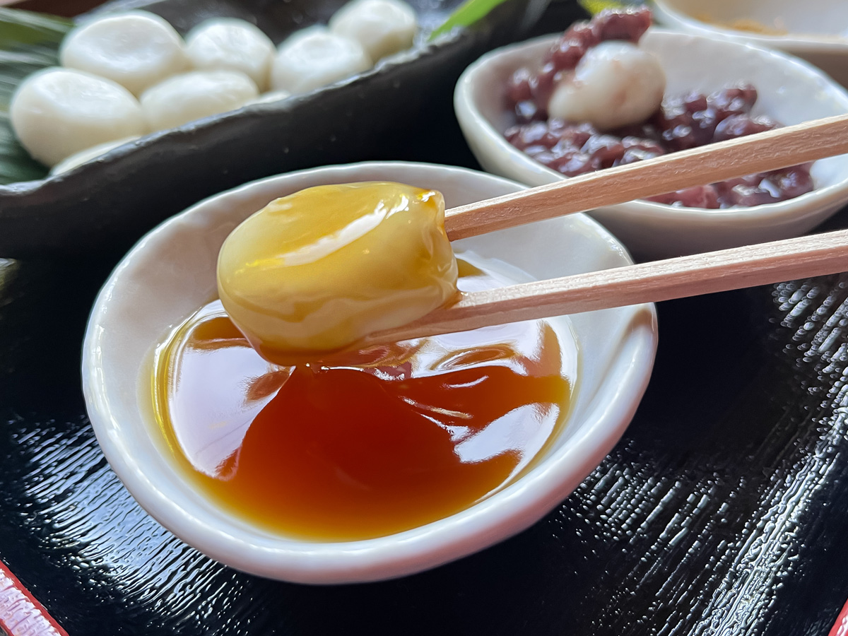 生麩甘味処「不室茶屋」で、しら玉生麩スイーツ食べたよ！／石川県ひがし茶屋街