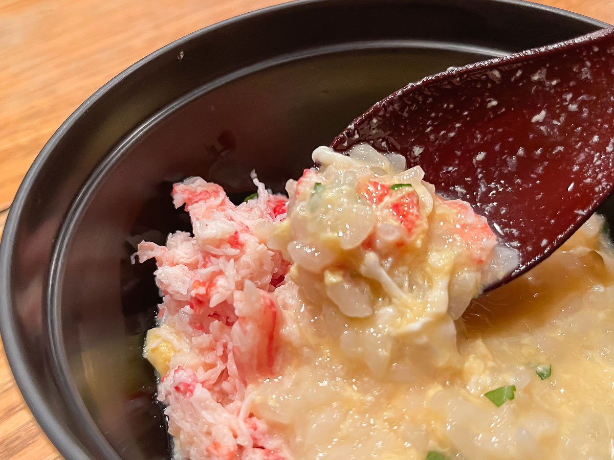 近江町市場にある「市の蔵」で刺身5点盛り、ホタルイカ沖漬け、かに雑炊食べたよ！／石川県金沢市