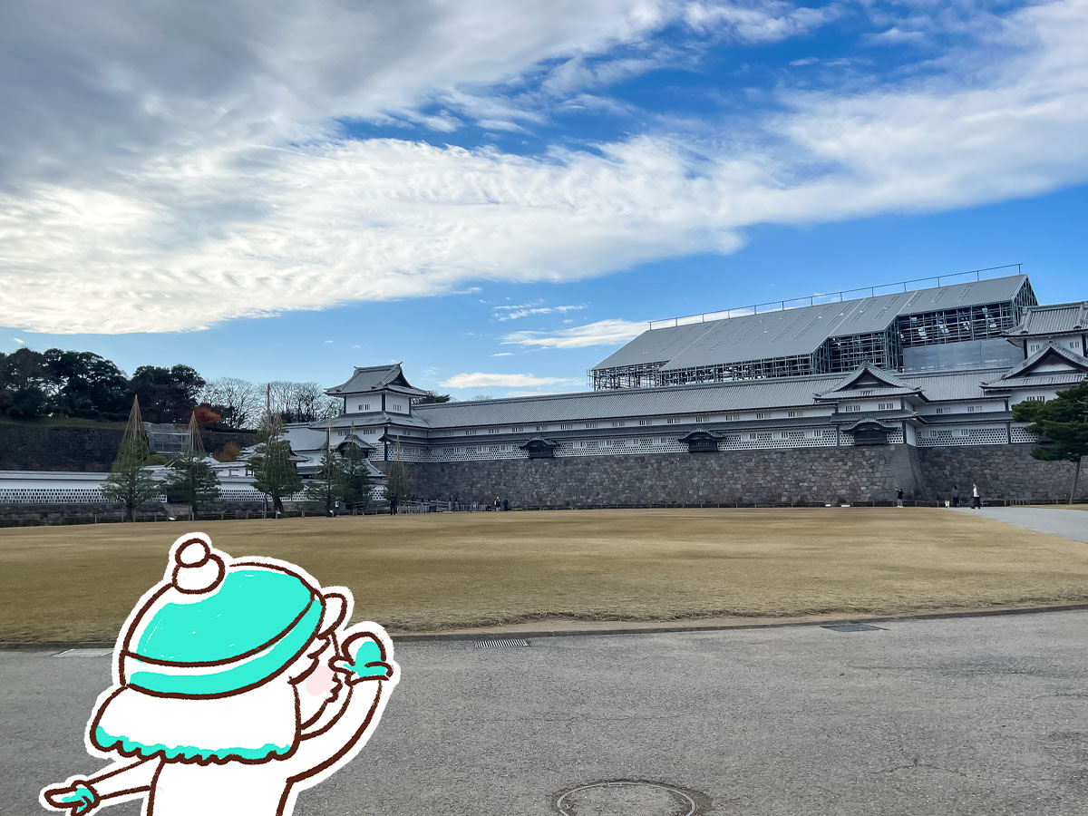 「金沢城公園」の石川門から鼠多門まで散歩してみたよ/石川県金沢市