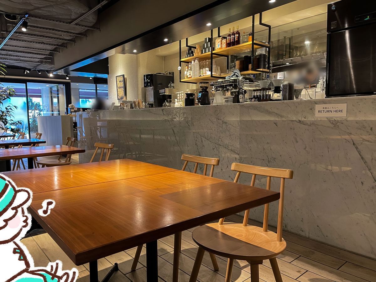 カフェ「La RINA(ラ・リナ)」でコーヒーとティラミス食べた!/石川県金沢市・クラソプレイス香林坊内