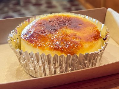 ヤマト・糀パークの「こめトはな」でブリュレと加賀棒茶のチーズケーキ食べたよ／石川県金沢市