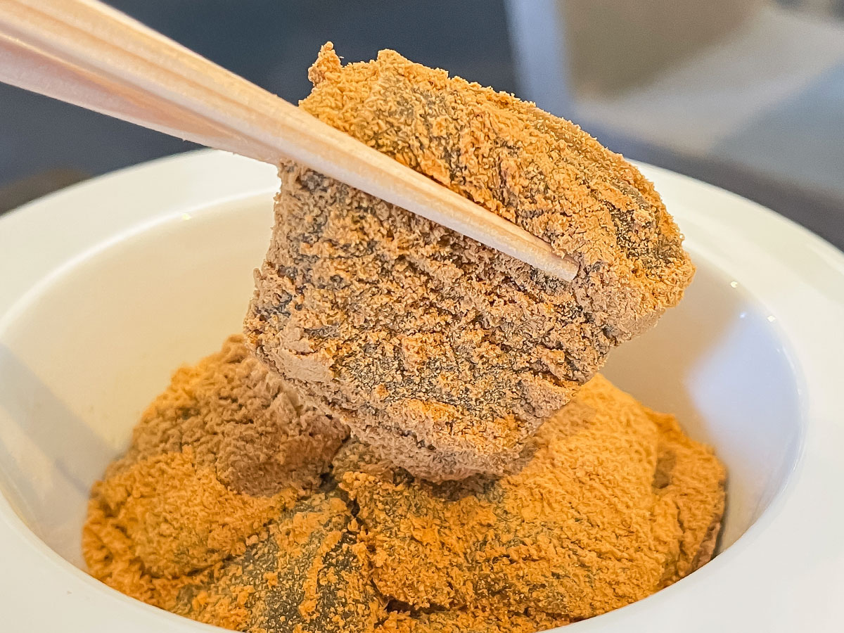 「甘納豆かわむら」でかわむらプレートと本黒わらび餅食べたよ／石川県金沢市・にし茶屋街