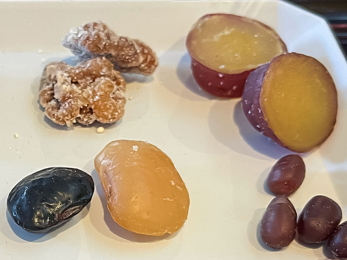 「甘納豆かわむら」でかわむらプレートと本黒わらび餅食べたよ／石川県金沢市・にし茶屋街