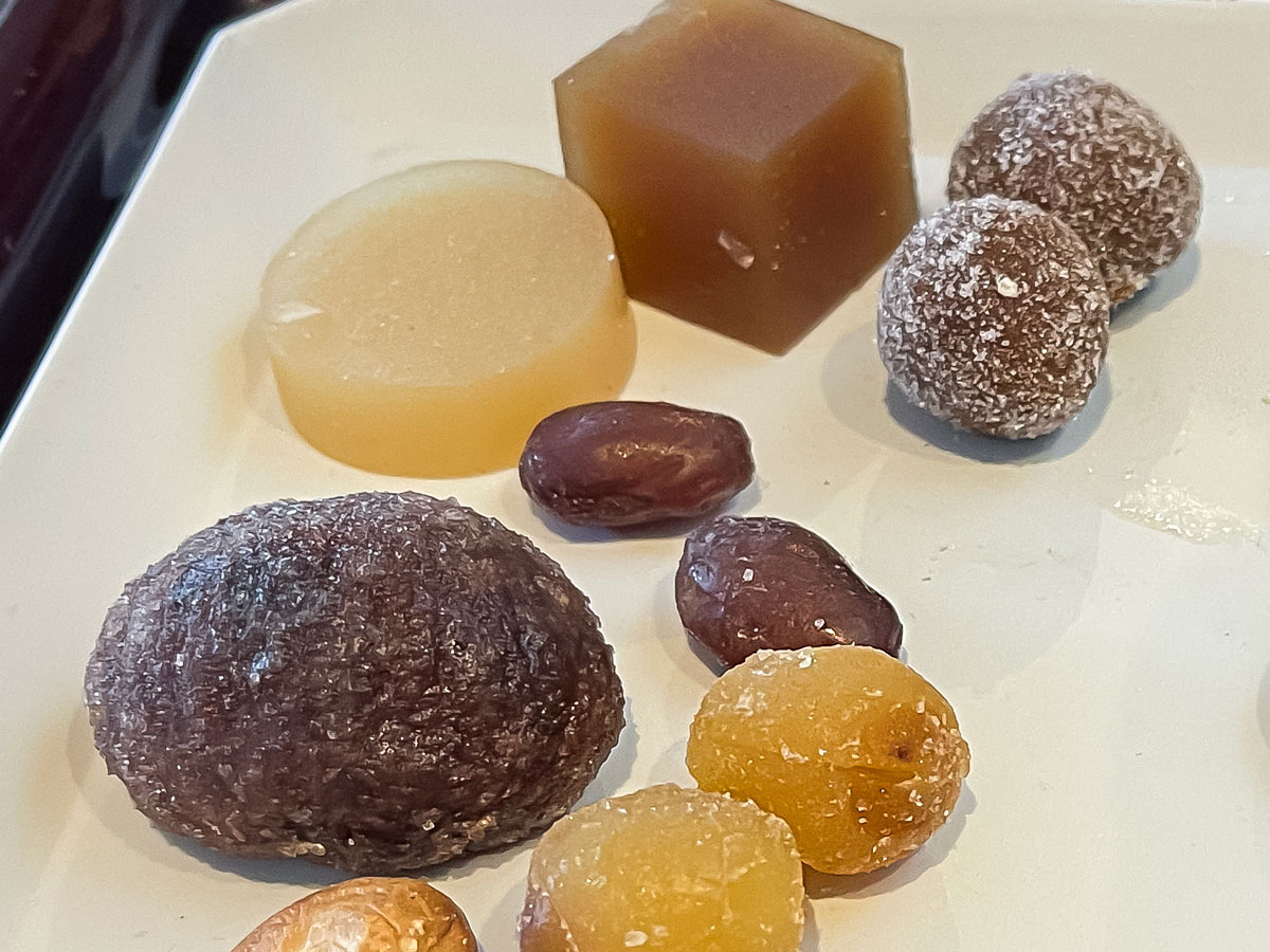 「甘納豆かわむら」でかわむらプレートと本黒わらび餅食べたよ／石川県金沢市・にし茶屋街