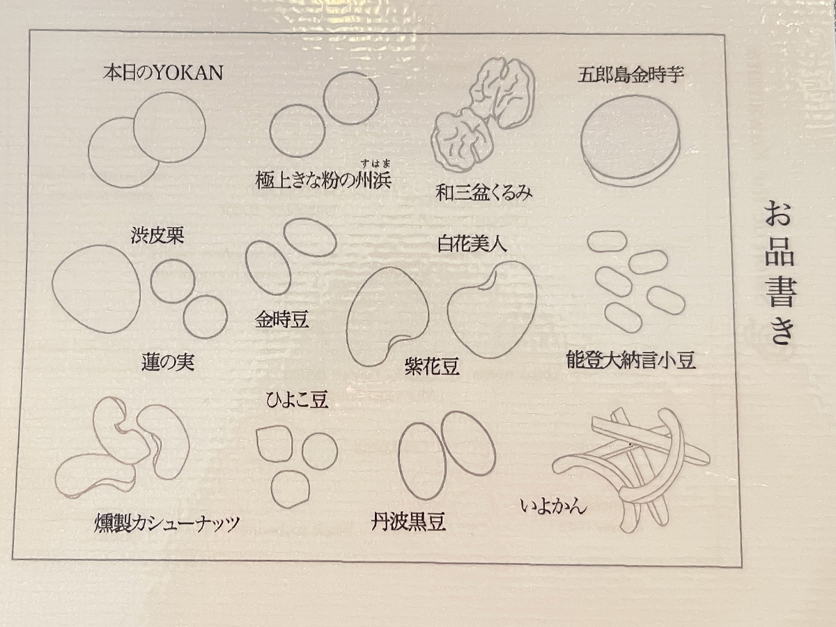 「甘納豆かわむら」でかわむらプレートと本黒わらび餅食べたよ／石川県金沢市・にし茶屋街