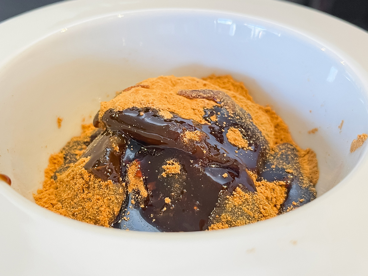 「甘納豆かわむら」でかわむらプレートと本黒わらび餅食べたよ／石川県金沢市・にし茶屋街