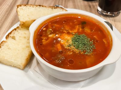 「カンパーニュ クチーナ＆バール」で季節のスープモーニングセット食べたよ！／金沢駅・金沢百番街あんと西内