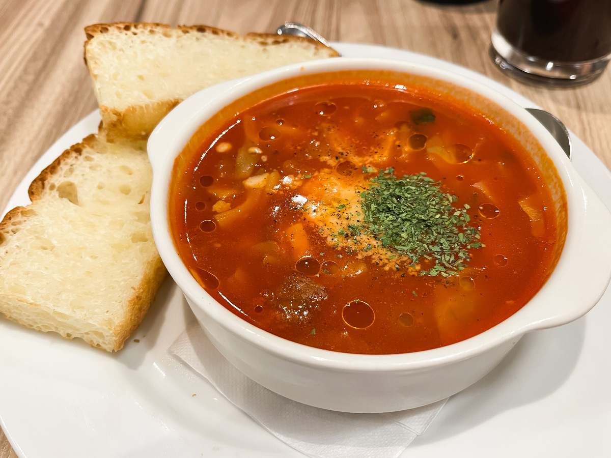 「カンパーニュ クチーナ＆バール」で季節のスープモーニングセット食べたよ！／金沢駅・金沢百番街あんと西内