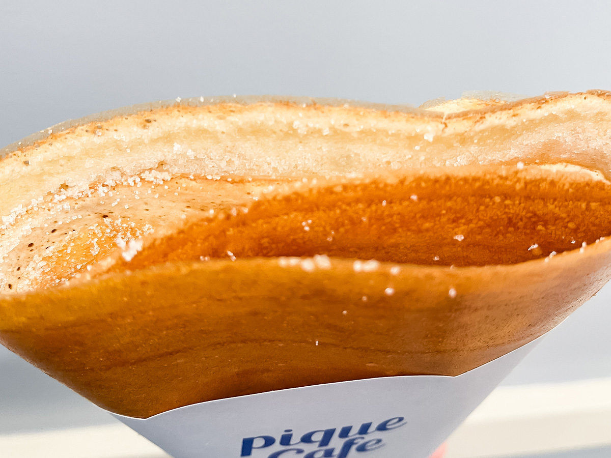 「ジェラートピケカフェ」で"バターとお砂糖のクレープ"食べたよ！／石川県・金沢フォーラス店