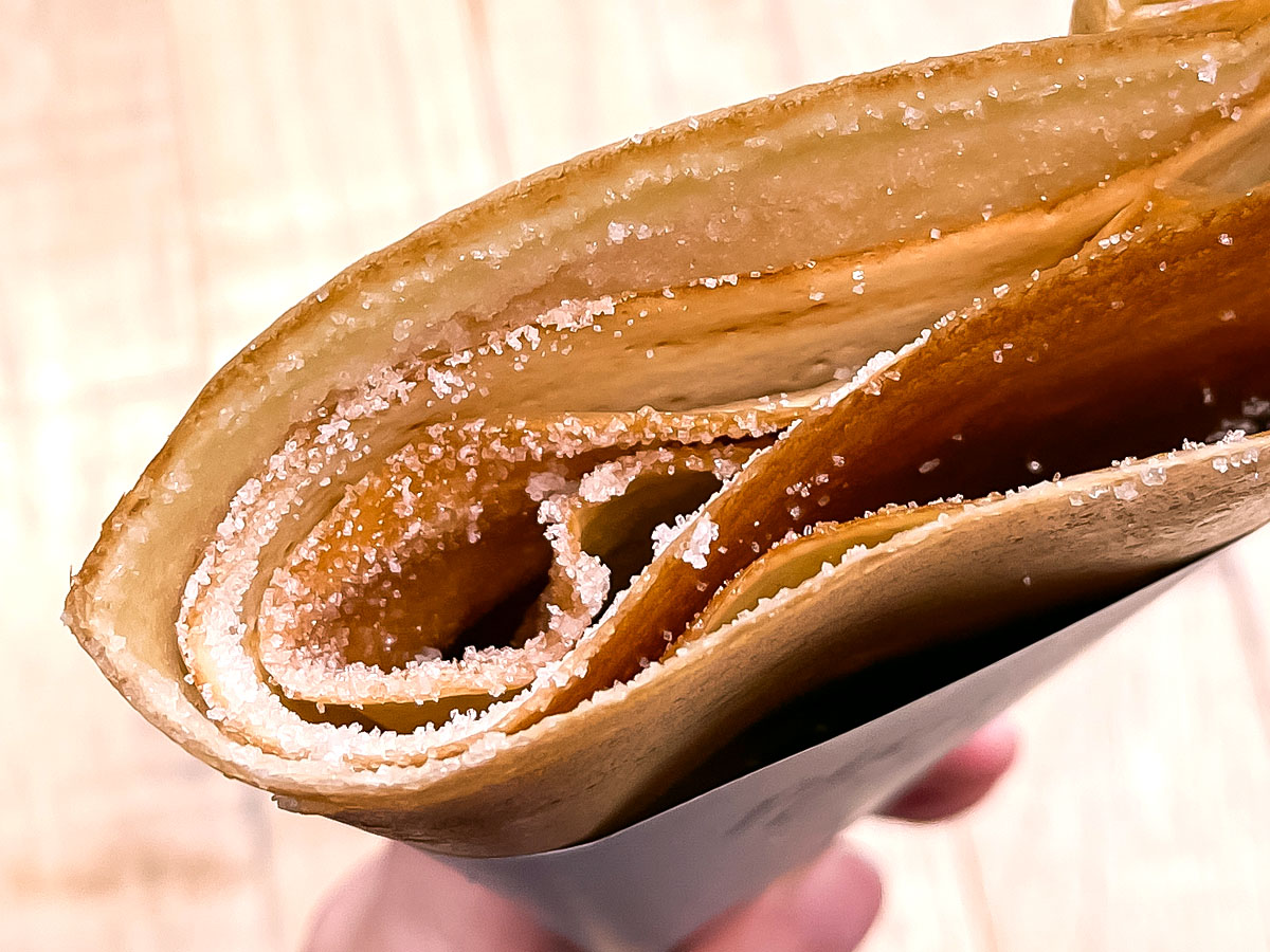 「ジェラートピケカフェ」で"バターとお砂糖のクレープ"食べたよ！／石川県・金沢フォーラス店