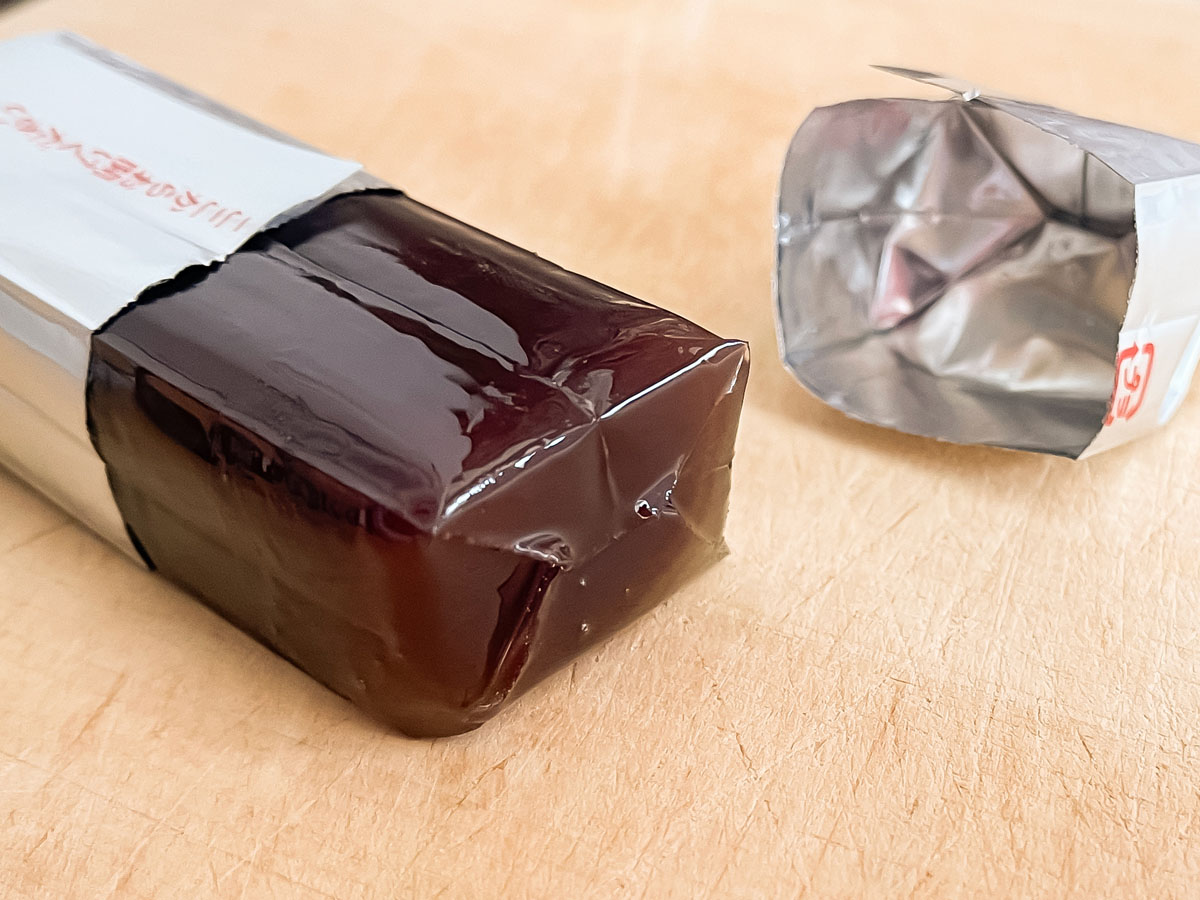 「鈴木亭」の年輪を模した杢目羊羹(もくめようかん)買ってみた！／富山県土産