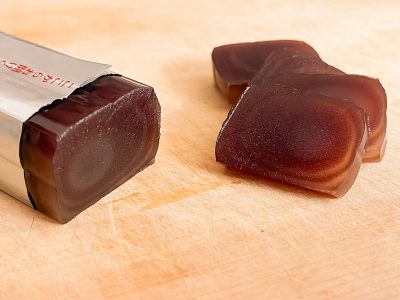 「鈴木亭」の年輪を模した杢目羊羹(もくめようかん)買ってみた！／富山県土産