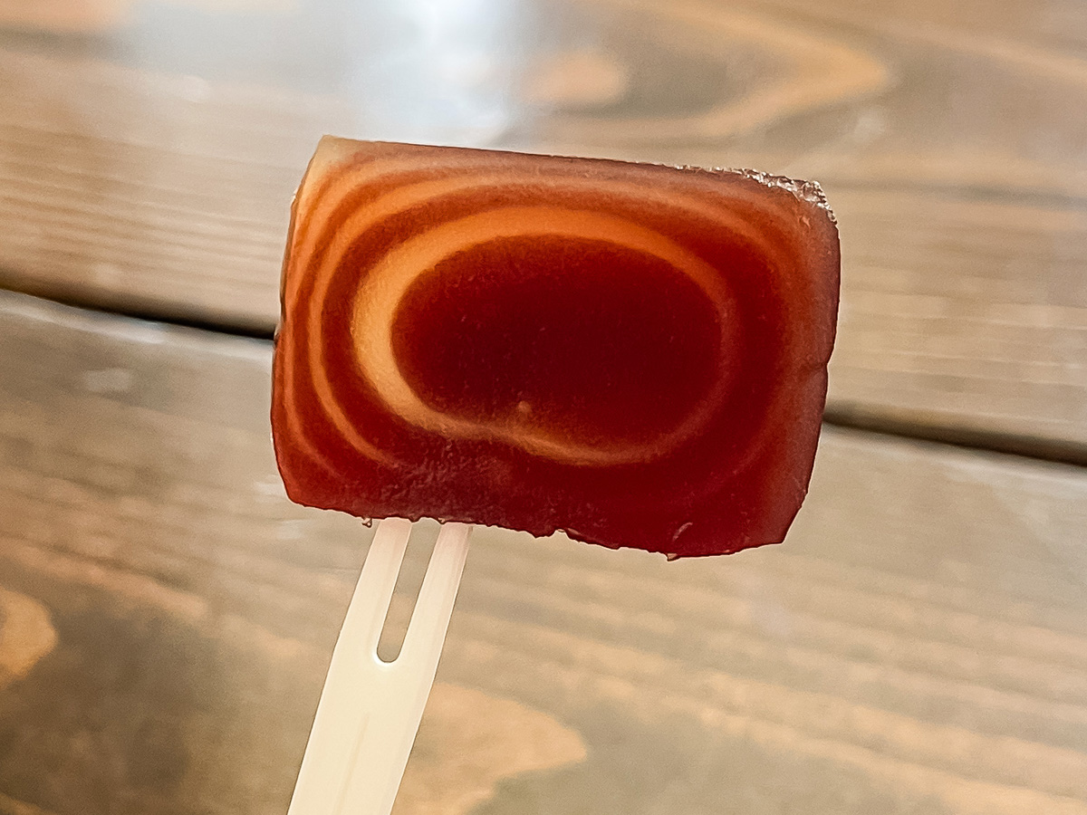 「鈴木亭」の年輪を模した杢目羊羹(もくめようかん)買ってみた！／富山県土産